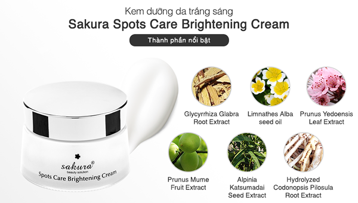 Sakura Spots Care Brightening Cream